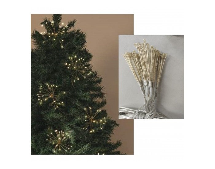 Коледна гирлянда Home ESPRIT Жълт PVC 13 x 13 x 380 cm