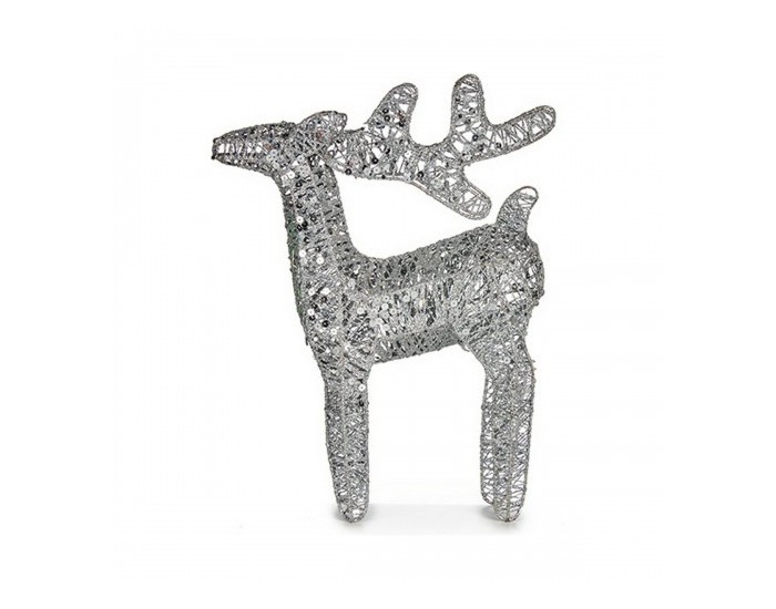 Christmas reindeer Сребрист Метал (30 x 43,5 x 10 cm)