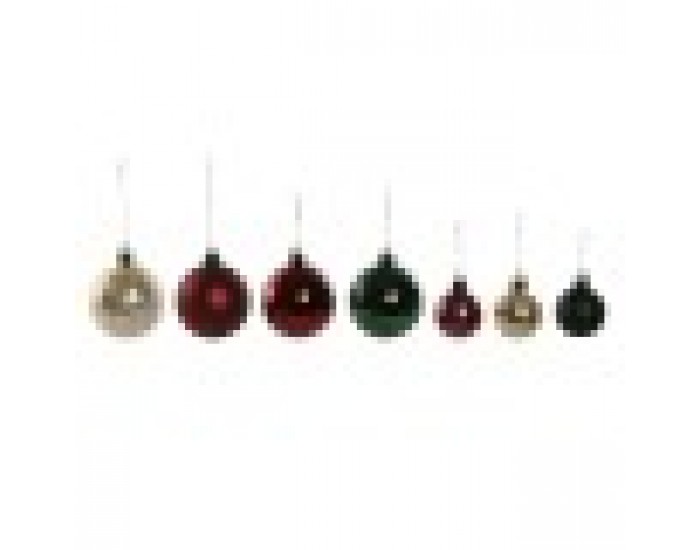 Коледни топки Home ESPRIT Червен Зелен полиетилен 27 x 12 x 25 cm (50 Части)