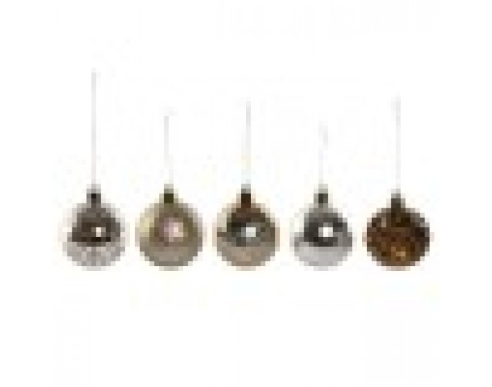 Коледни топки Home ESPRIT Бронз полиетилен 16 x 16 x 26 cm (25 Части)