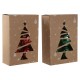 Коледни топки Home ESPRIT Червен Зелен PVC 20 x 10 x 30 cm (2 броя)