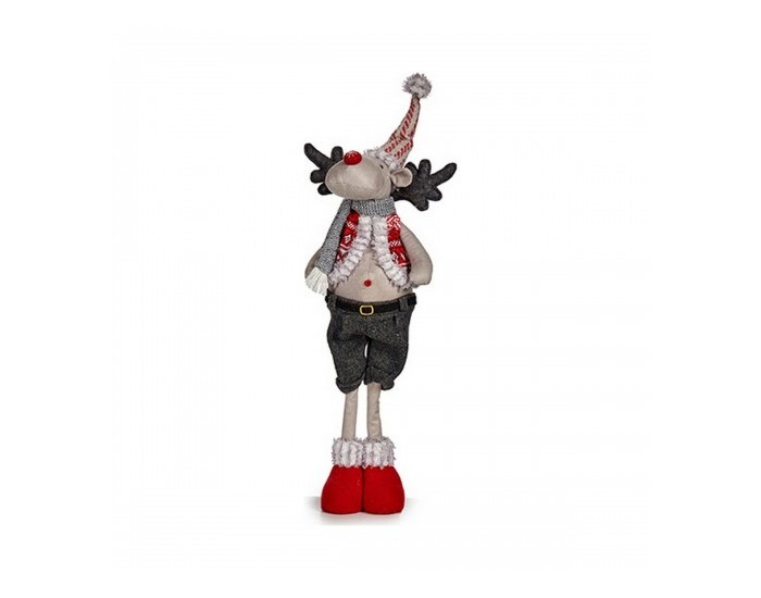 Christmas reindeer Червен Сив (13 x 65 x 18 cm)