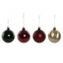 Коледни топки Home ESPRIT Червен Зелен полиетилен 28 x 12 x 42 cm (34 Части) - Decorațiuni sezoniere și de sărbători