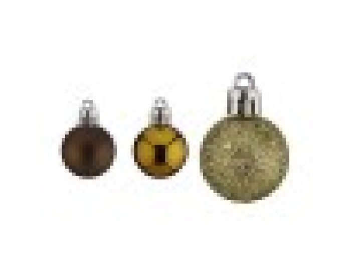 Christmas Balls Set Зелен Пластмаса (3 x 4 x 3 cm) (12 броя)