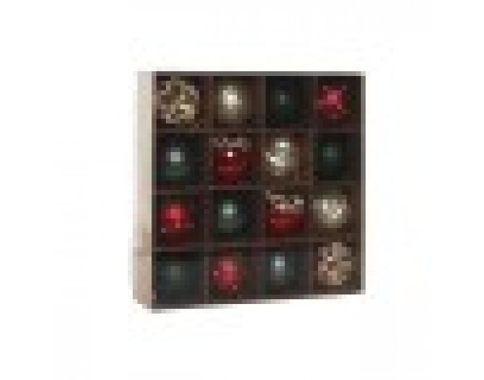 Коледни топки Home ESPRIT Червен Златен полиетилен 32,5 x 8 x 32,5 cm (16 Части)