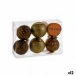 Christmas Balls Set Ø 6 cm Зелен PVC (12 броя) - Decorațiuni