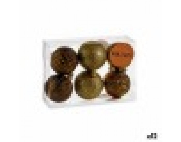 Christmas Balls Set Ø 6 cm Зелен PVC (12 броя)