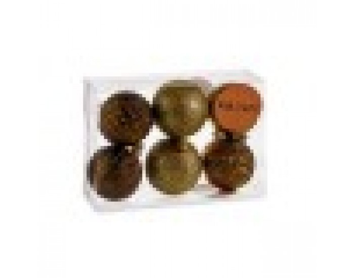 Christmas Balls Set Ø 6 cm Зелен PVC (12 броя)