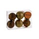 Christmas Balls Set Ø 6 cm Зелен PVC (12 броя)