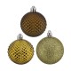 Christmas Balls Set Ø 6 cm Зелен PVC (12 броя)