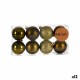 Christmas Balls Set Зелен Пластмаса (5 x 6 x 5 cm) (12 броя)
