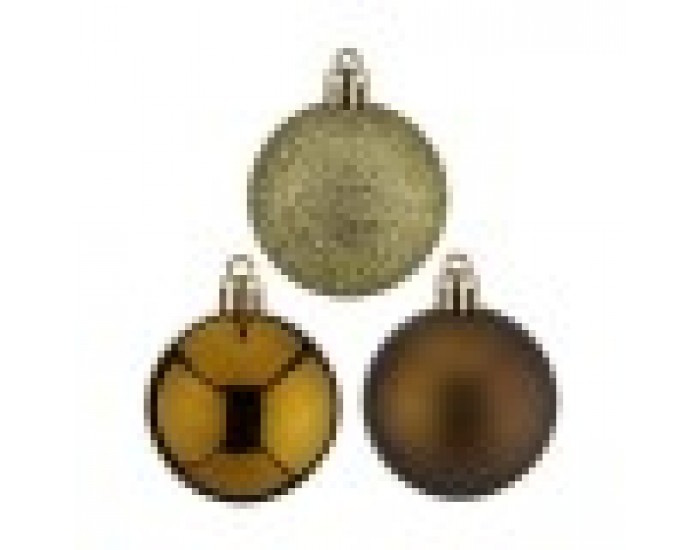 Christmas Balls Set Зелен Пластмаса (5 x 6 x 5 cm) (12 броя)