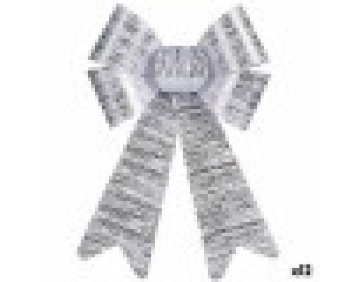 Ласо Коледна Украса Сребрист PVC 16 x 24 x 4 cm (12 броя)