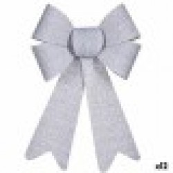 Ласо Коледна Украса Точки Сребрист PVC 16 x 24 x 4 cm (12 броя) - Krist+