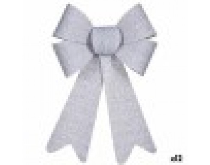 Ласо Коледна Украса Точки Сребрист PVC 16 x 24 x 4 cm (12 броя)