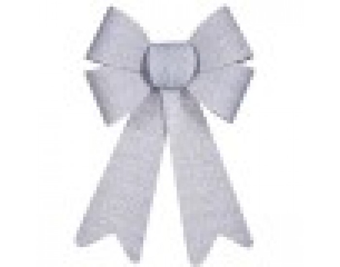 Ласо Коледна Украса Точки Сребрист PVC 16 x 24 x 4 cm (12 броя)