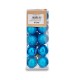 Christmas Balls Set Ø 3 cm Син Пластмаса (12 броя)