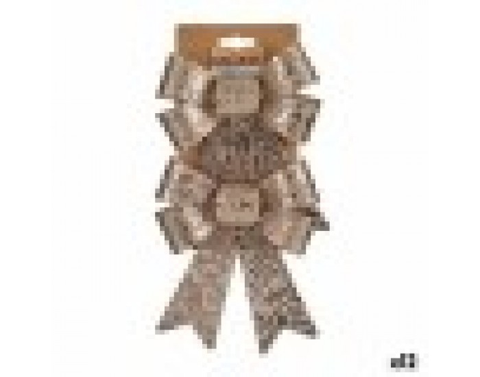 Ласо Коледна Украса Бронз PVC 15 x 4 x 16 cm (12 броя)
