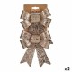 Ласо Коледна Украса Бронз PVC 15 x 4 x 16 cm (12 броя)