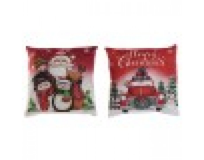 Възглавница DKD Home Decor Коледа Многоцветен полиестер 40 x 10 x 40 cm (2 броя)