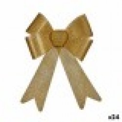 Коледна Украса Ласо Златен PVC (23 x 3 x 30 cm) (24 броя) - Krist+