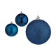 Christmas Balls Set Син Пластмаса (8 x 9 x 8 cm) (12 броя)