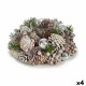 Коледен Свещник Бял Прозрачен Сребрист 19 x 9 x 19 cm (4 броя)