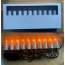 Коледна гирлянда Home ESPRIT Бял PVC Коледен елен - Decorațiuni sezoniere și de sărbători