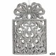 Коледна Украса Подаръчна кутия Сребрист Пластмаса Пурпурин 7,5 x 11,5 x 4 cm (24 броя)
