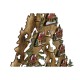 Коледна Украса DKD Home Decor Дърво Дървен Къщи (30 x 15 x 37 cm)