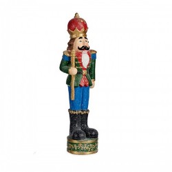 Декоративна фигурка Зелен Орехотрошачка Полирезин (15 x 66,5 x 20 cm) - Decorațiuni sezoniere și de sărbători