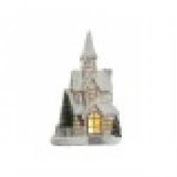 Ярка декорация Home ESPRIT Бял Зелен Естествен Къща 35 x 20 x 51 cm - Home esprit