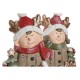 Коледна Украса Home ESPRIT Кафяв Червен 23 x 10,5 x 40 cm (2 броя)