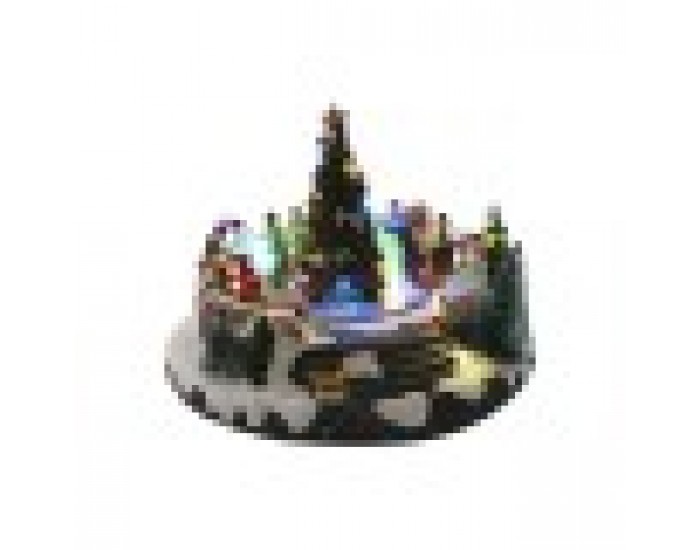 Коледна Украса Home ESPRIT Многоцветен Музикален 25 X 24 X 18 cm