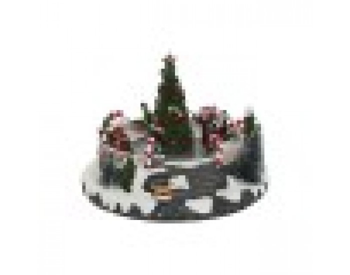 Коледна Украса Home ESPRIT Многоцветен Музикален 25 X 24 X 18 cm