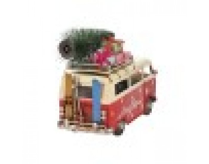 Коледна Украса Home ESPRIT Червен Зелен 27 x 12 x 20 cm (2 броя)