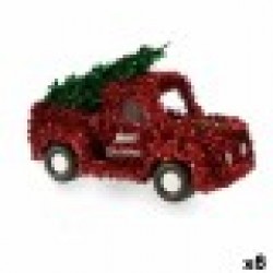 Декоративна фигурка Пикап Гирлянда Червен Зелен полипропилен PET 15 x 18 x 27 cm (8 броя) - Krist+