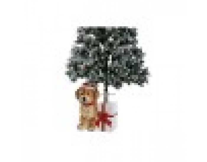 Основа Home ESPRIT Магнезиев 33,5 x 33 x 43 cm Коледно дърво
