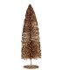 Декоративна фигурка Коледно дърво пайети Златен 10 x 41 x 10 cm (6 броя)