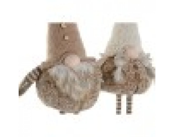 Коледна Украса Home ESPRIT Кафяв Бежов Гном 30 x 18 x 65 cm (2 броя)