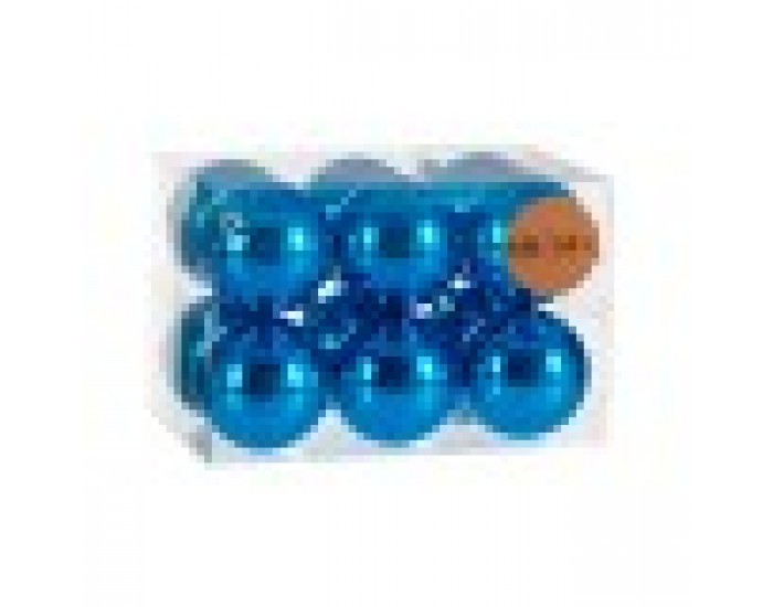 Christmas Balls Set Син Пластмаса (Ø 7 cm) (12 броя)