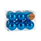 Christmas Balls Set Син Пластмаса (Ø 7 cm) (12 броя)