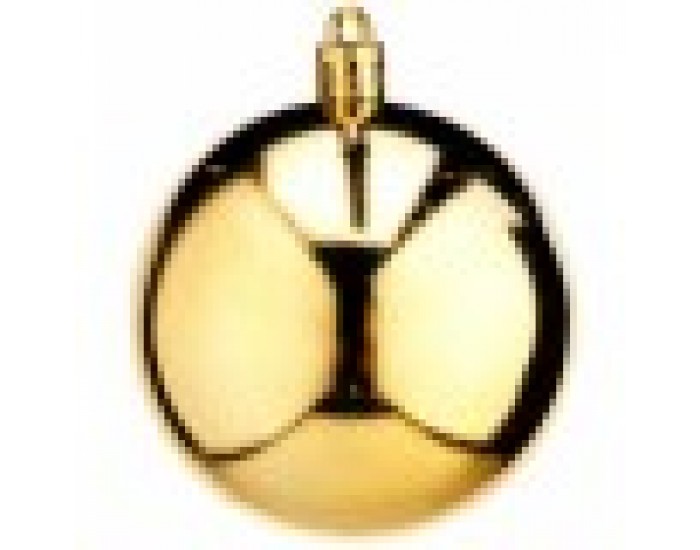 Комплект Коледни Топки Златен PVC Ø 7 cm (12 броя)