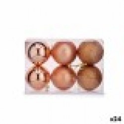 Christmas Balls Set Мед Пластмаса (8 x 9 x 8 cm) (24 броя) - Decorațiuni