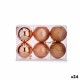 Christmas Balls Set Мед Пластмаса (8 x 9 x 8 cm) (24 броя)