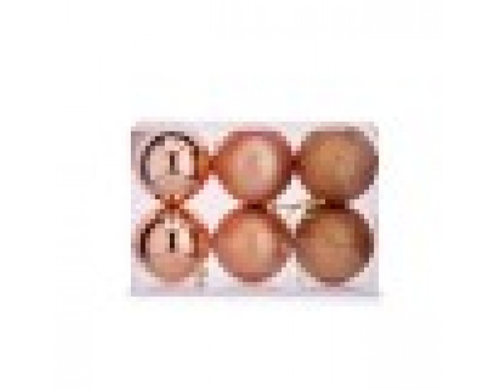 Christmas Balls Set Мед Пластмаса (8 x 9 x 8 cm) (24 броя)
