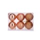 Christmas Balls Set Мед Пластмаса (8 x 9 x 8 cm) (24 броя)