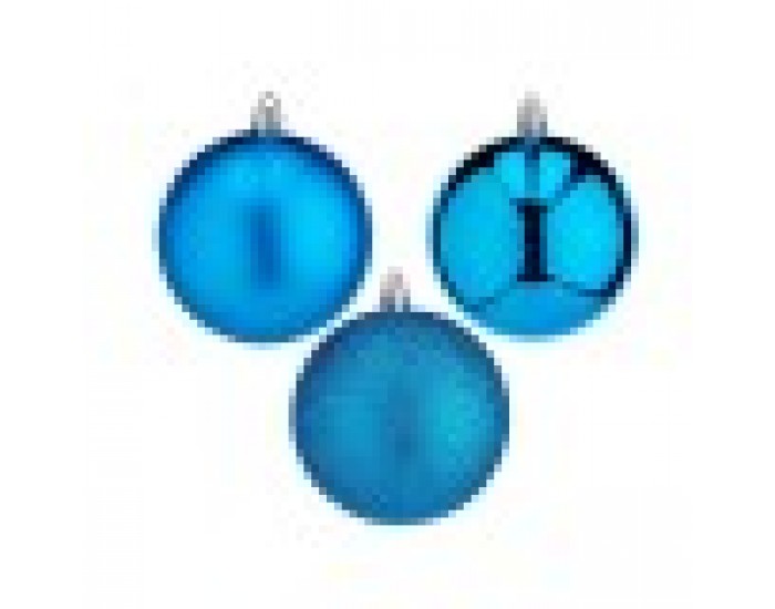 Christmas Balls Set Син Пластмаса (6 броя) (8 x 9 x 8 cm)