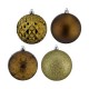 Christmas Balls Set Зелен PVC (8 x 8,5 x 8 cm) (4 броя)