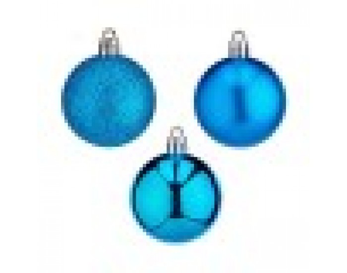 Christmas Balls Set Син Пластмаса (5 x 6 x 5 cm) (12 броя)